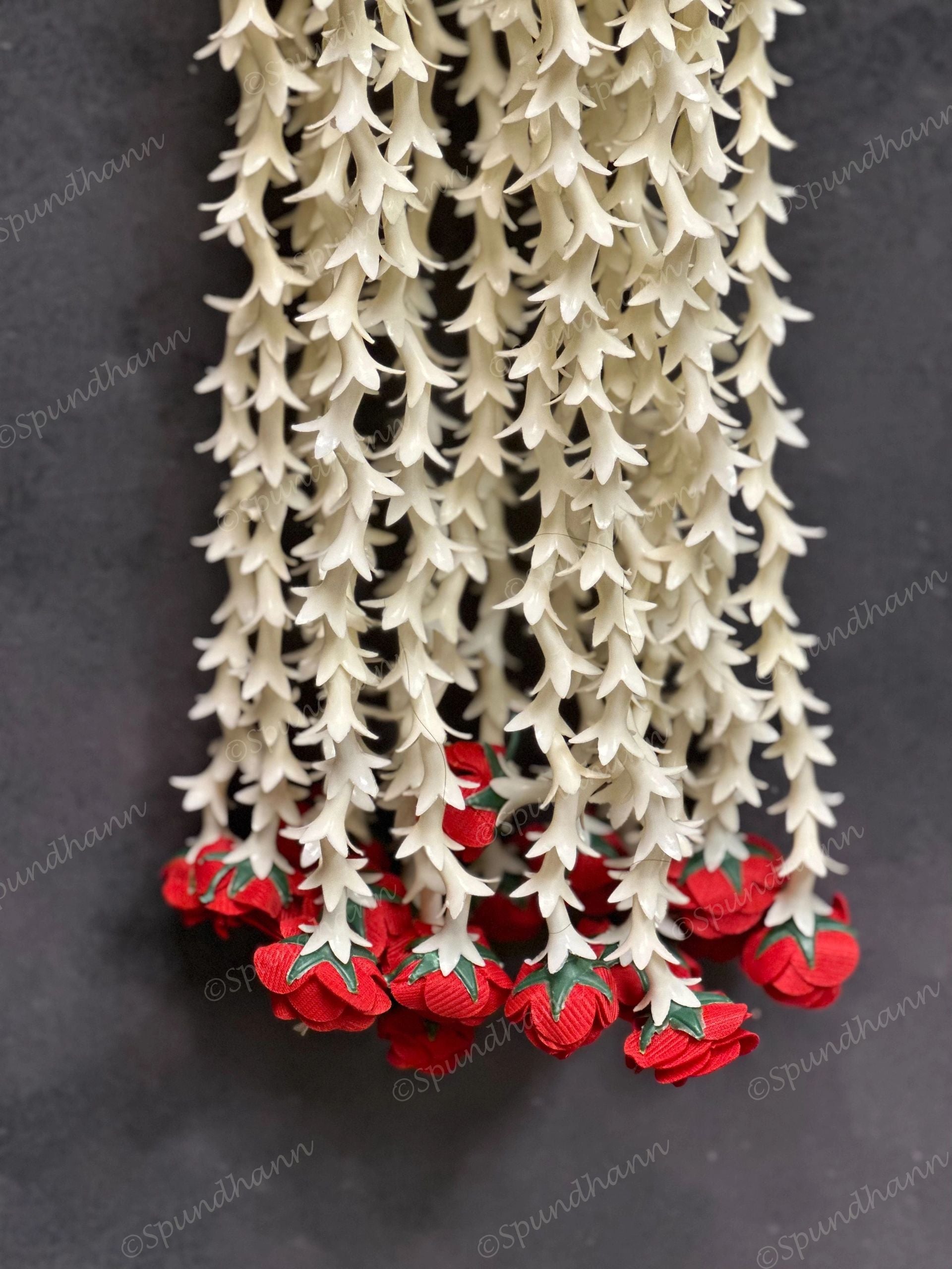 Mogra Rose Rajnigandha Dangler with Golden Ball