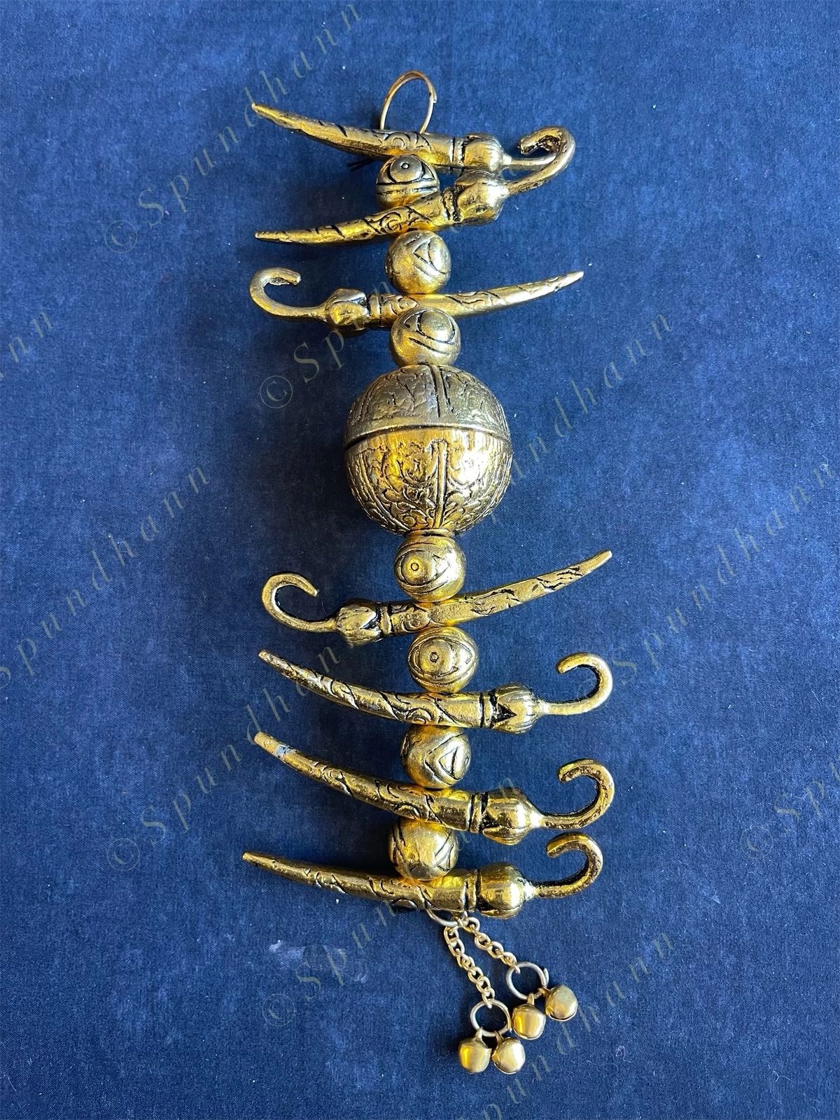 German Silver Hanging Nimbu Mirchi