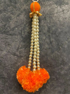 Marigold & Pearl String Dangler with ball