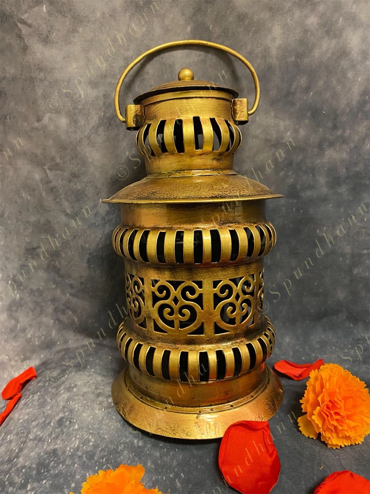 Large Lantern Dhoop Dani Dhuna Loban / Tea Light Holder