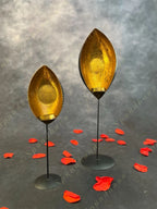 Diya Shaped Antique Dazzle Tea Light Holder