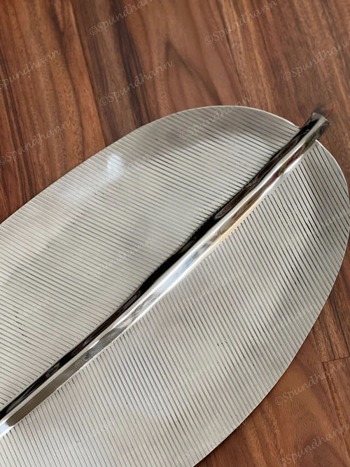 Banana Leaf Platter Stainless Steel
