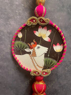 Animal Pichwai Art Chameli String Dangler
