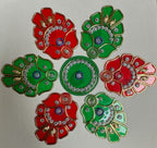 Festive Diya Rangoli Decor