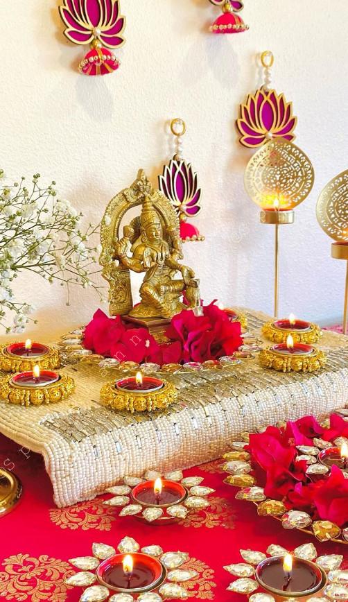 Aura of Happiness Pooja Decor Bundle