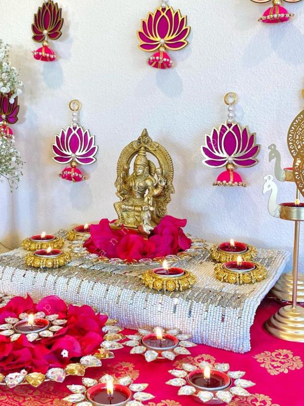 Aura of Happiness Pooja Decor Bundle