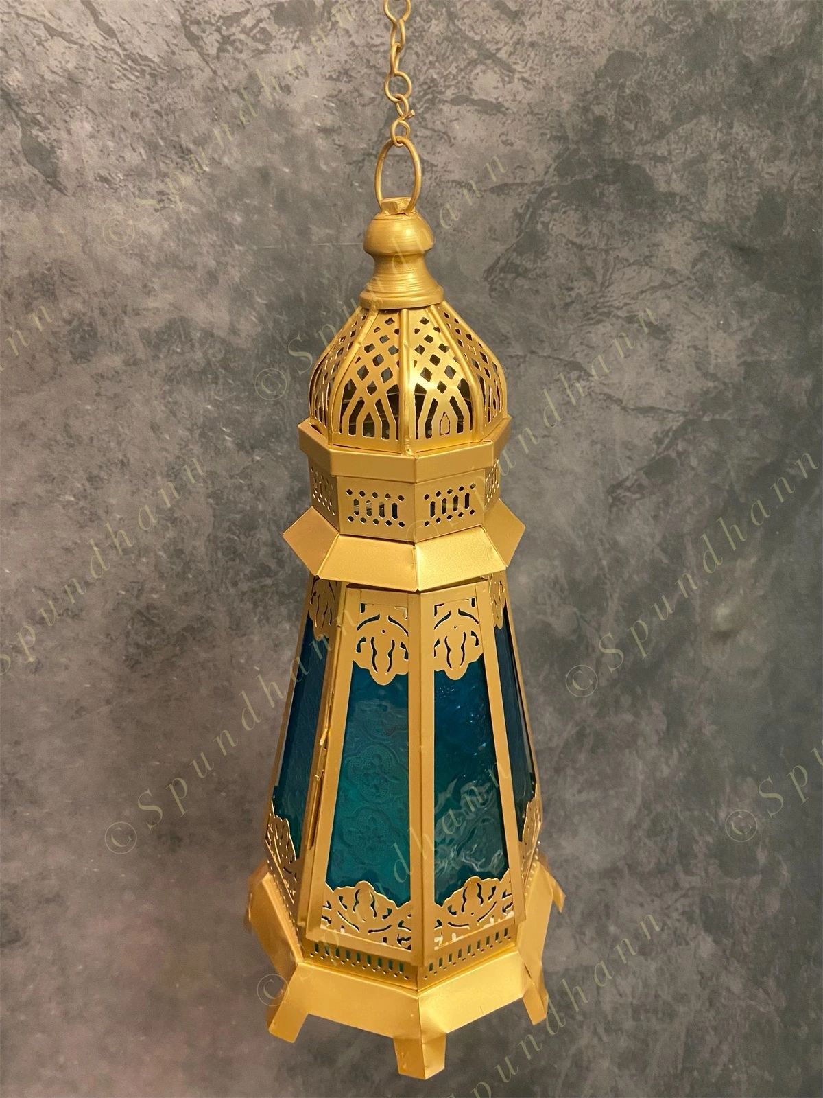 Stained Glass Moroccan Style Color Lantern