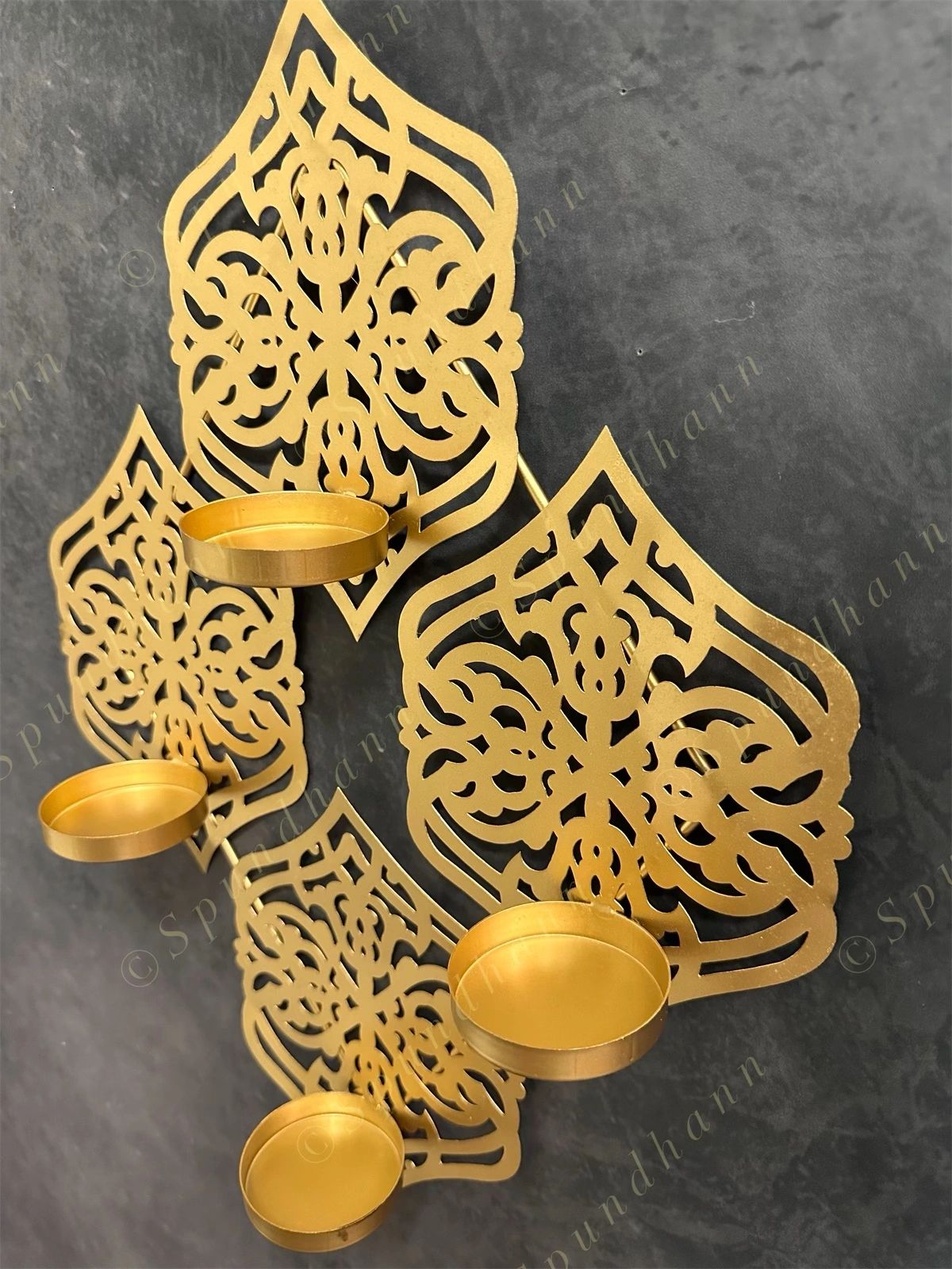 Designer Wall Hanging Four Tea Light Holder Wall Decor