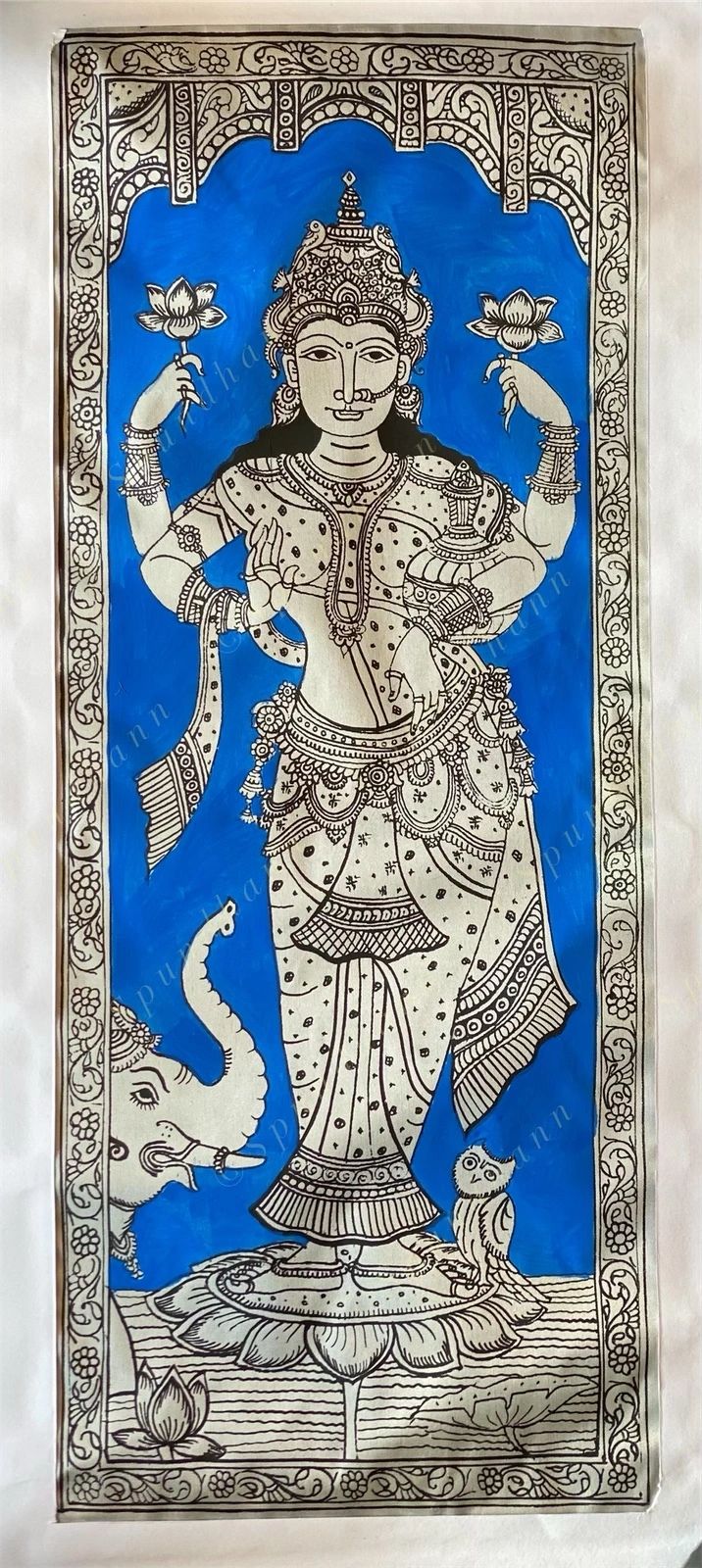 Pattachitras Lord Ganesh, Goddess Laxmi & Goddess Saraswati