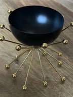 Black & Gold Dry Fruit Bowl