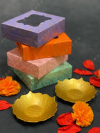 Paper Box with Floating Tea Light Holders