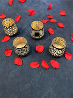 Fancy Votive Shadow Tea Light (Cutwork)