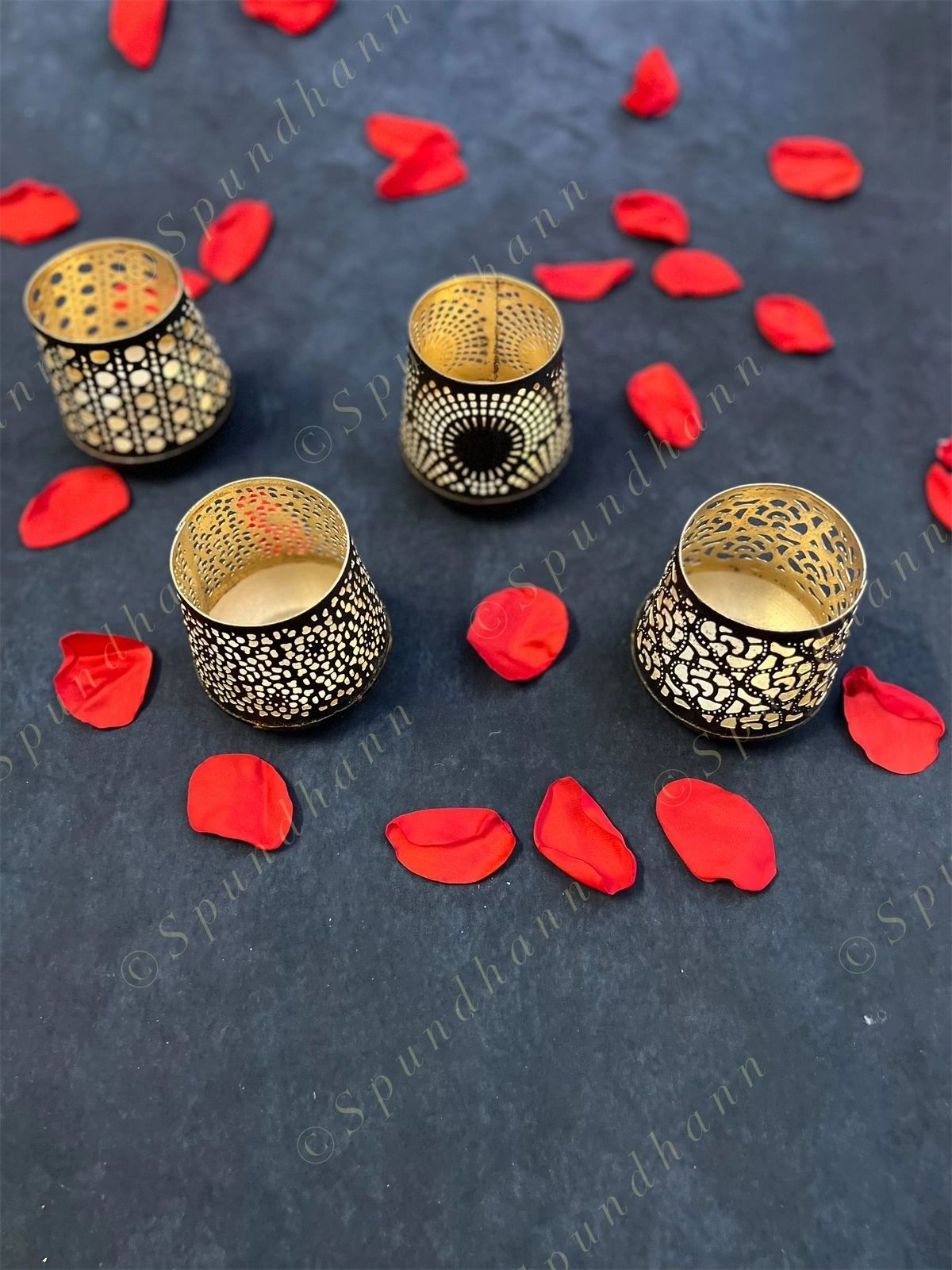 Fancy Votive Shadow Tea Light (Cutwork)