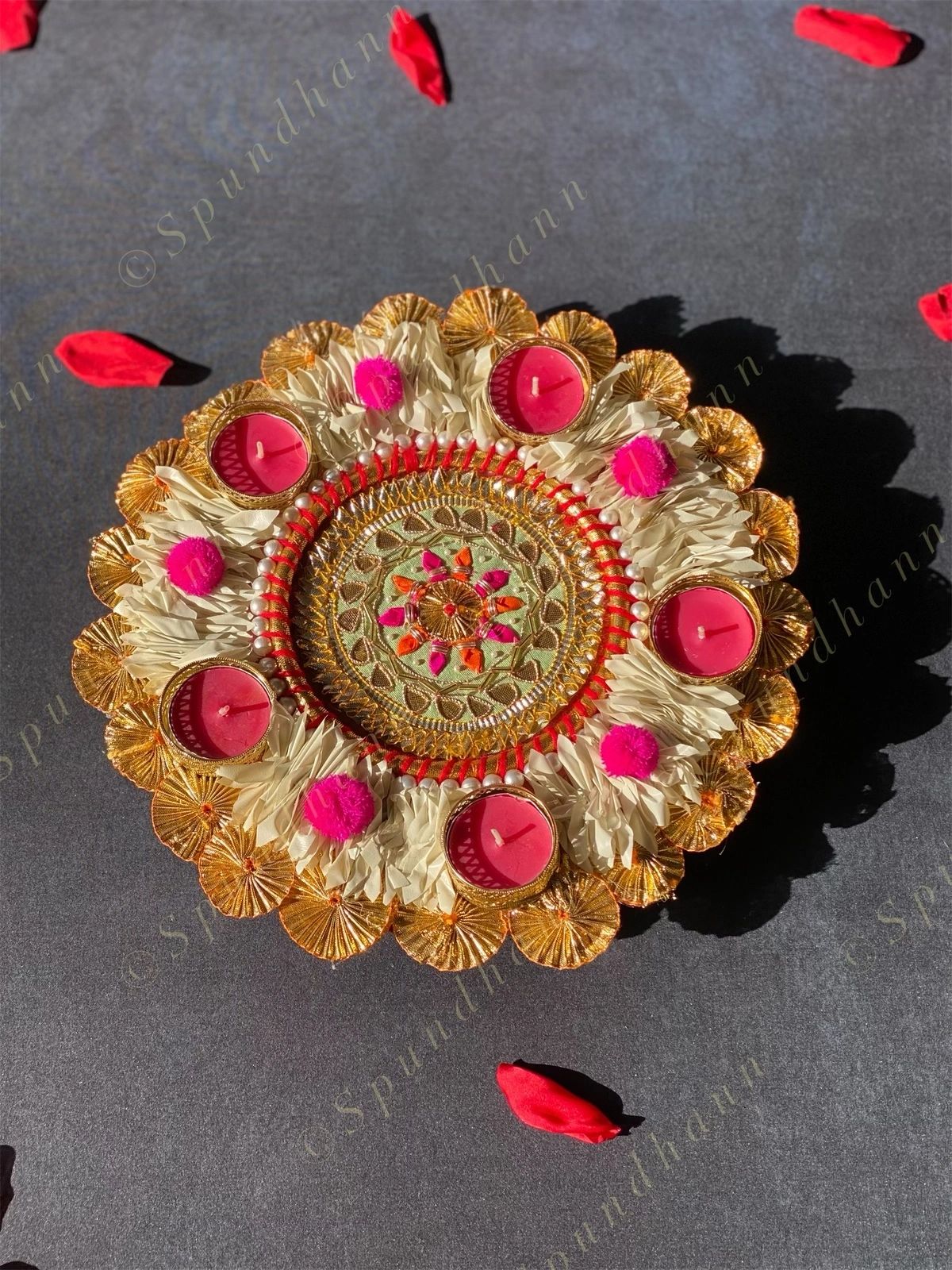 Gota Chameli Tea Light Holder