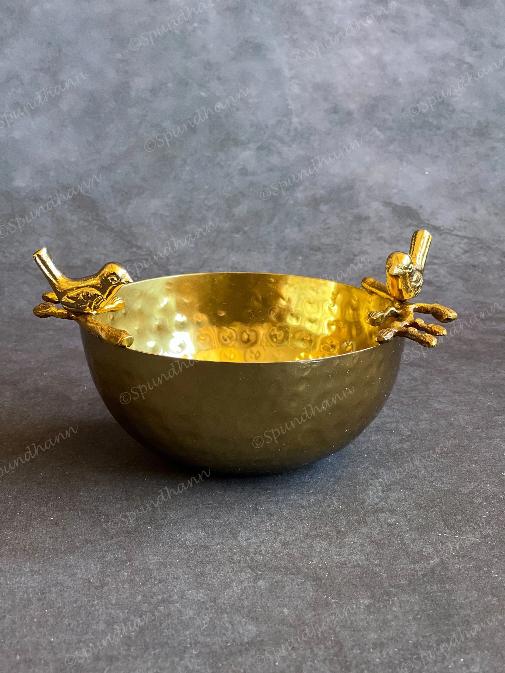 Brass Bird Bowl