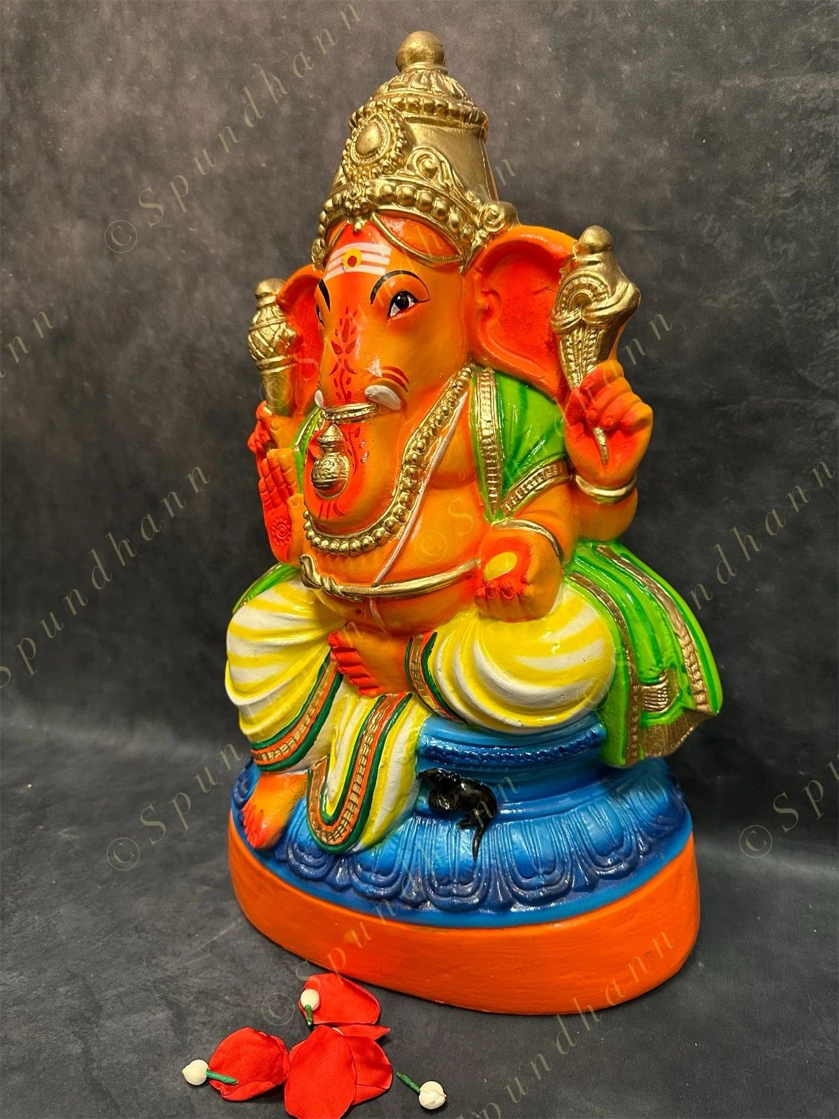 Vinayagar / Ganesha on Lotus