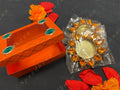 Decorated Paper Box with Studded Tea Light Holders