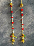 Parrot & Pearls Dangler Set of 2