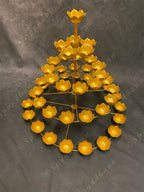 5 Tier Lotus Shape Tea Light Holder