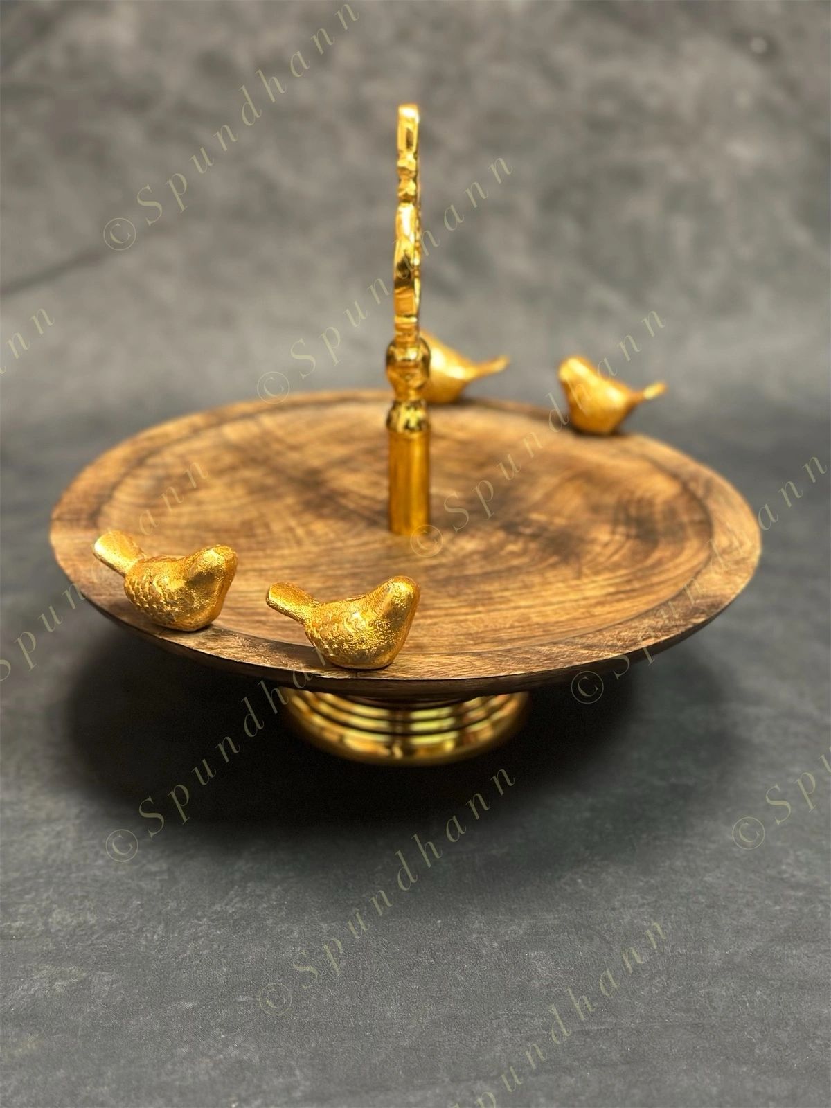 Wooden Food Holder Stand