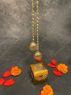 Decorated Gift Box with Dome Danglers