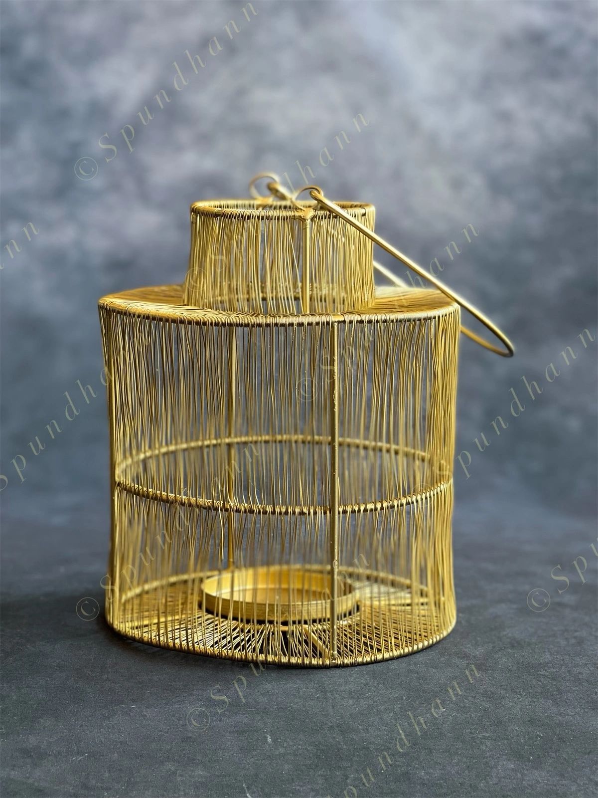 Luxe Golden Wire Lantern