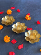 Miniature Flower Urli with Tea Light Holder
