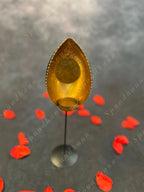 Diya Shaped Antique Dazzle Tea Light Holder