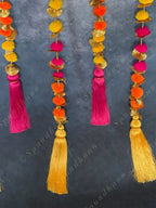 Pom Pom, Gota & Tassel Dangler Set of 2