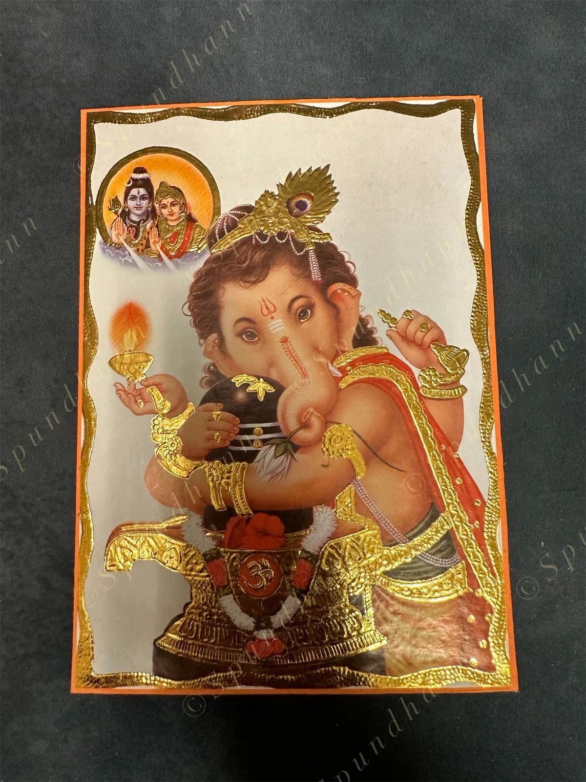 Greeting Cards With Hindu Gods Picture (Pack of 12)