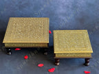 Square Wooden Chowki Stools