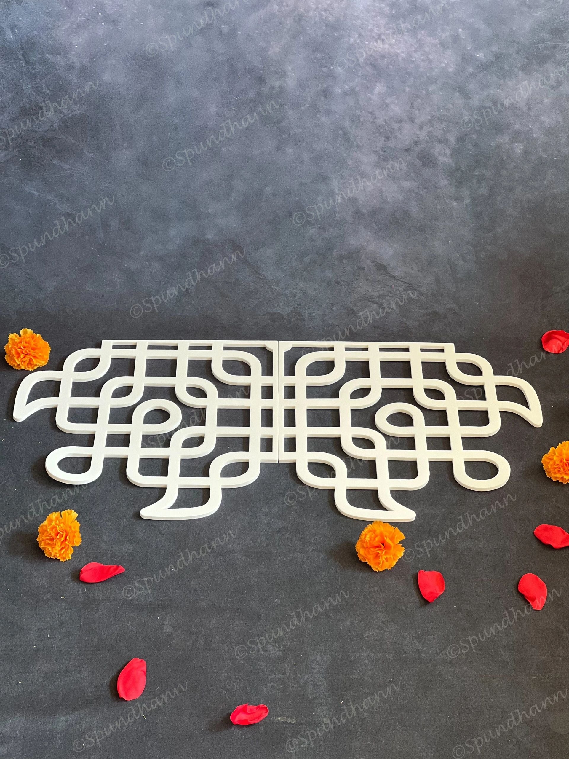 Geometric Design Set DIY Fill in Rangoli