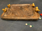 Square Wooden Food Holder Stand