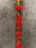 Rose Ganesha Bell Dangler (Set of 2)