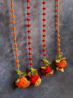 Wooden Parrot, Pom Pom & Gota Dangler String