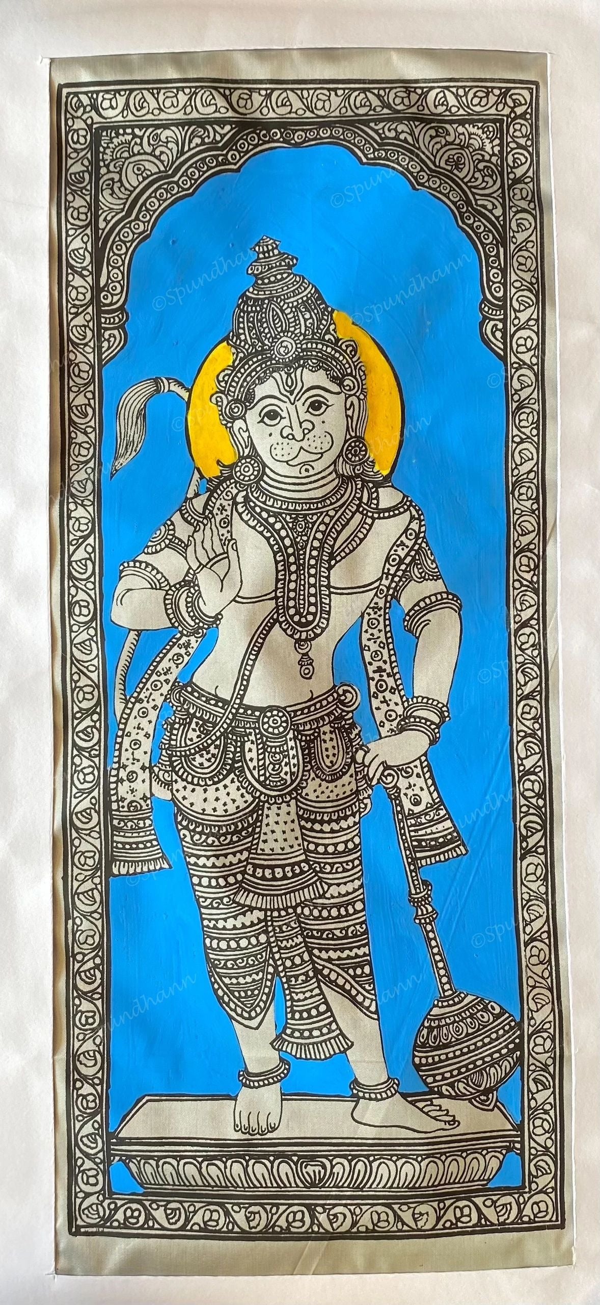 Pattachitras Lord Buddha, Lord Hanuman, Ma Durga/Laxmi/Saraswati & Radha-Krishna