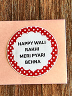 Rakhi Envelope in Peach Color