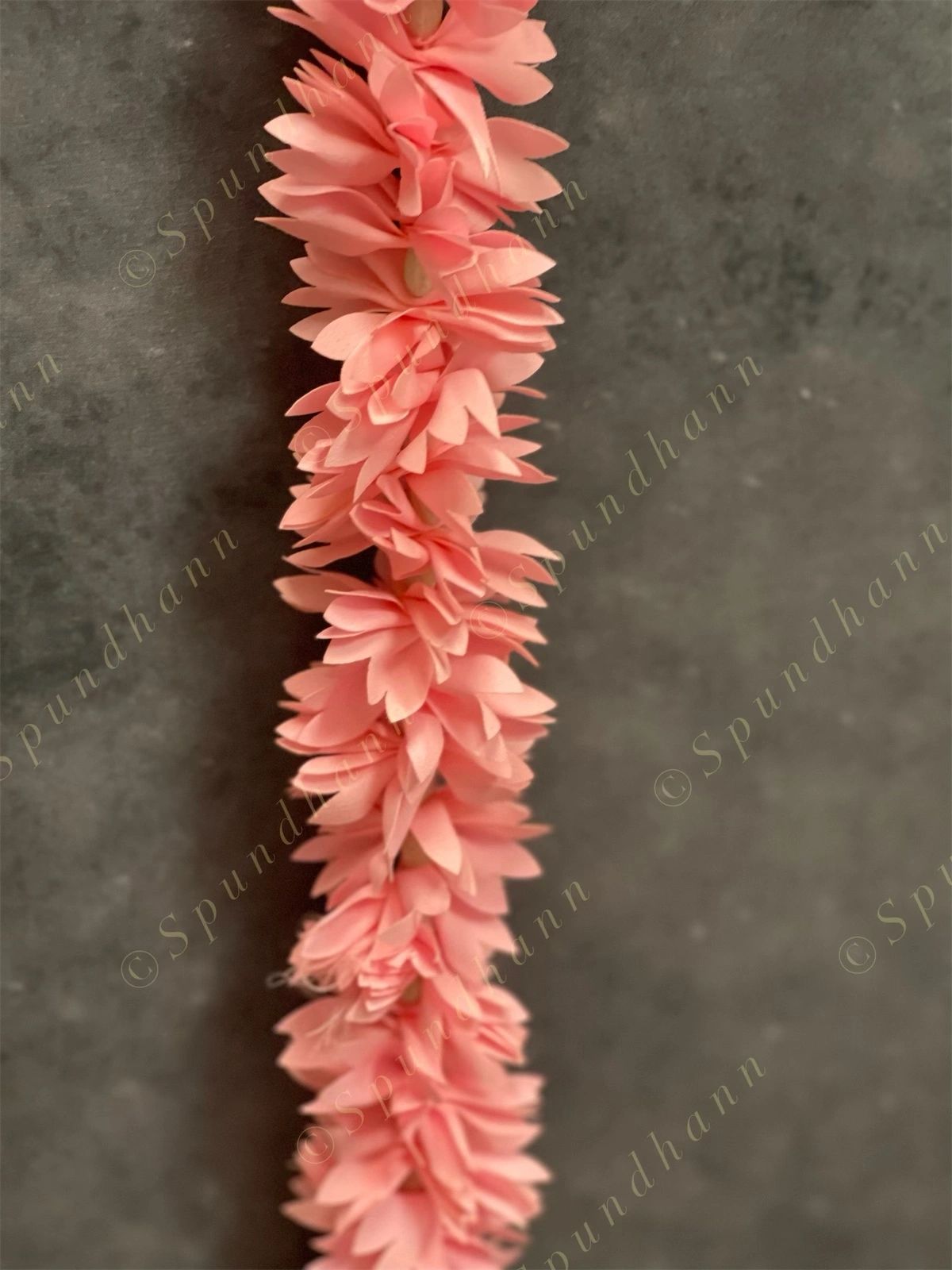 Pink Chameli & Pink Lotus Bud Single Dangler
