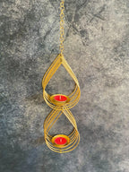 2-Drop Line Hanging Tea Light Holders