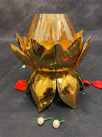 Medium Size Lotus with Glass Tea Light Candle Holder