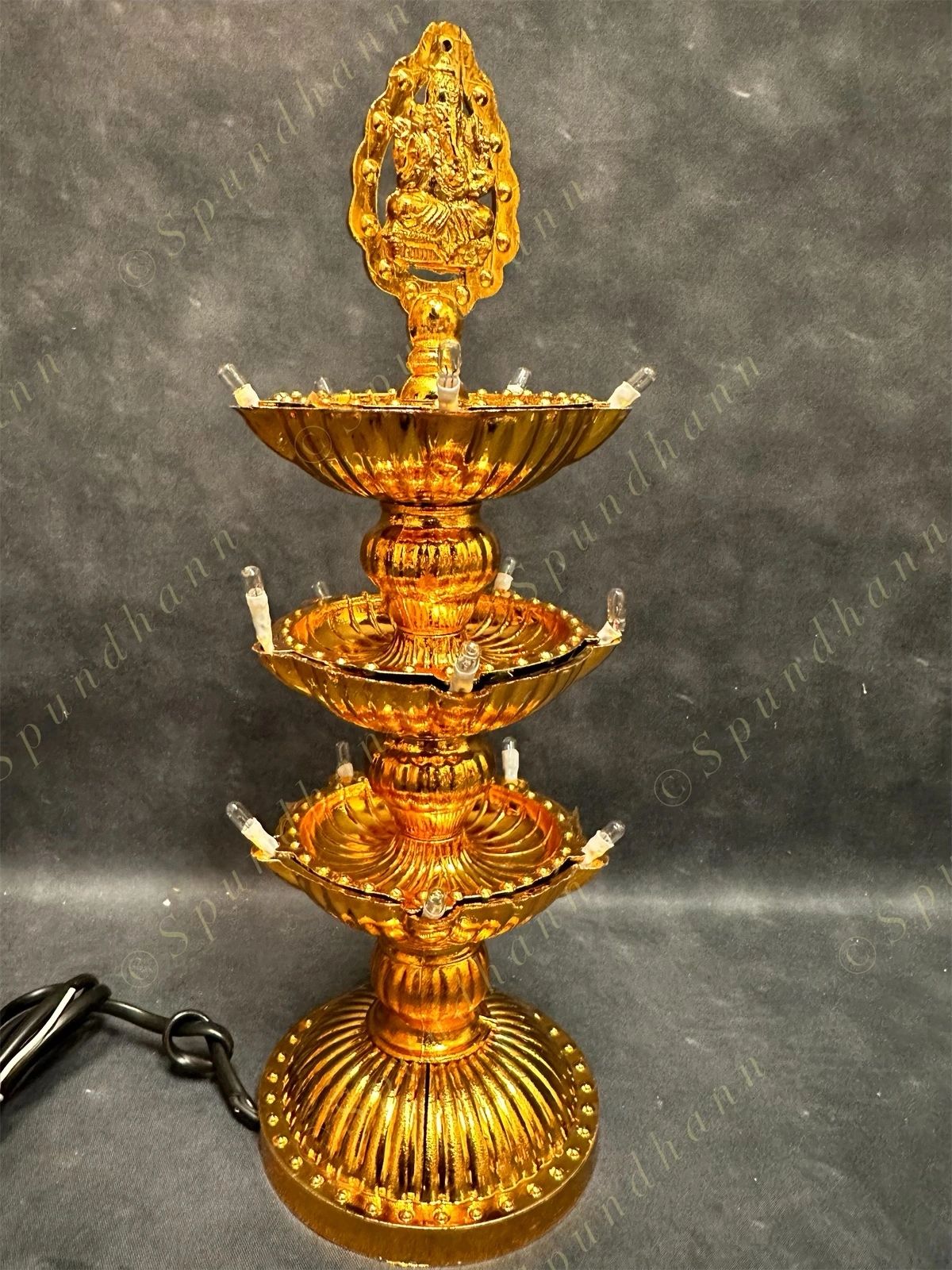 3 Layer LED Diya/Lamp Pair