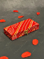 Rectangular Floral Bandhini Gift Box Only Duplicate