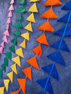 Triangle Felt Fabric String Decor