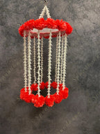 Designer Marigold & Rajnigandha Jhoomar Dangler Decor
