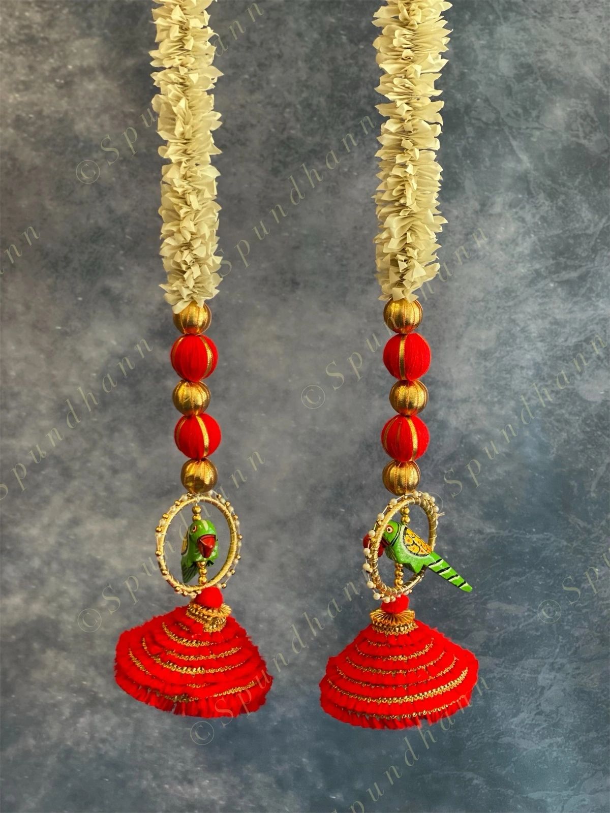 Chameli & Parrot Dangler Set of 2