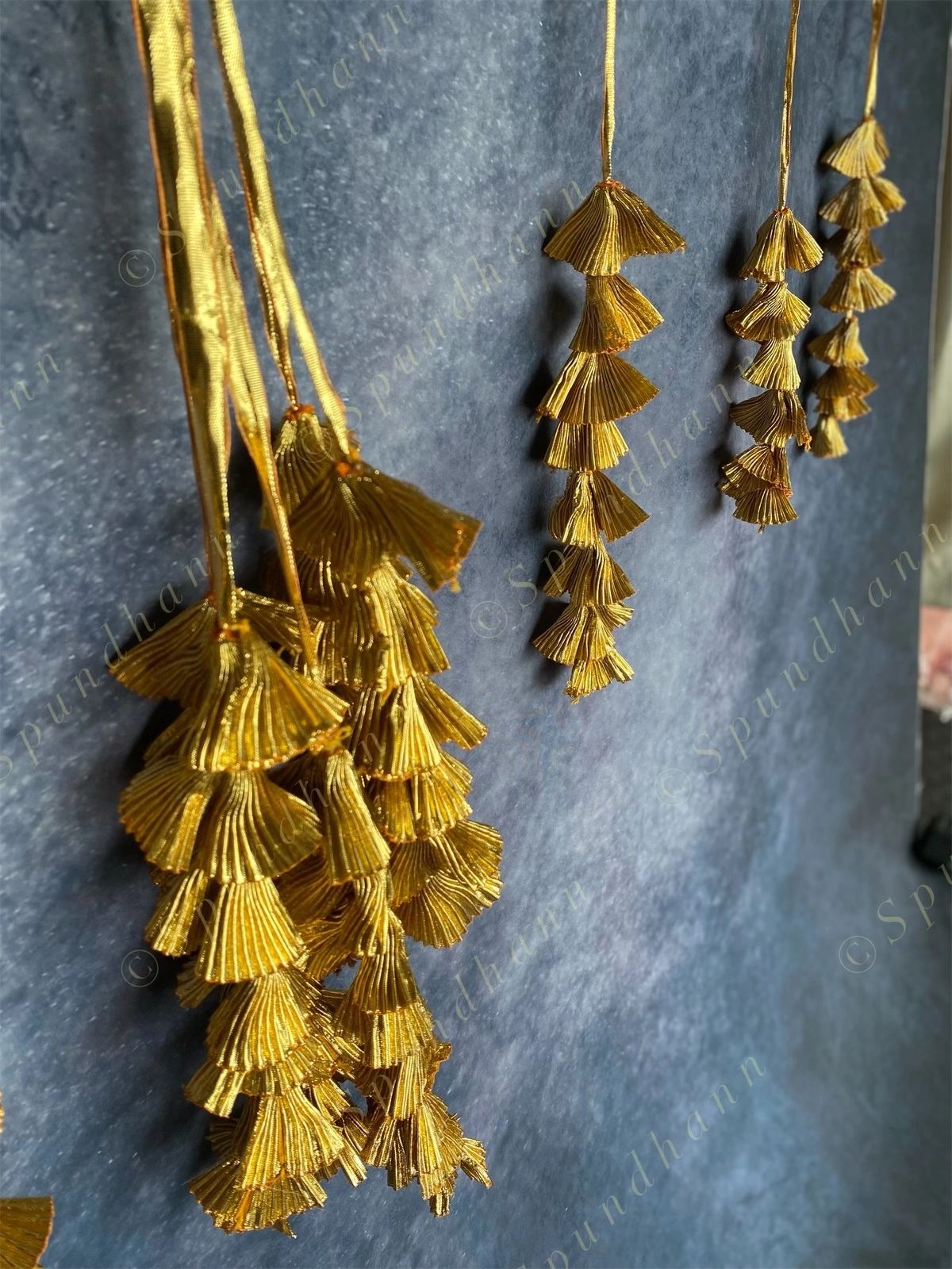Gold Gota Strings Wall Hanging Decor
