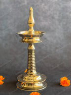 Traditional Kerala Brass Lamp