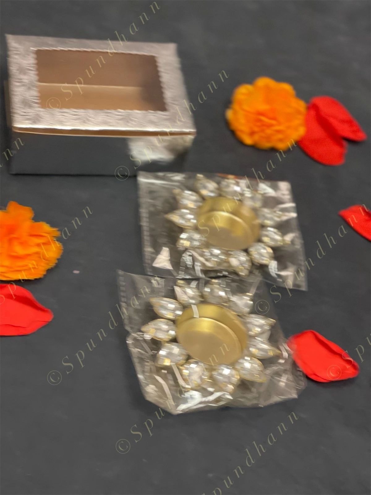 Paper Box with Studded Tea Light Holders