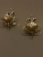 Butterfly & Lotus Wall Hanging Tea Light Holder Set of 2