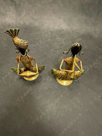 Musical Figurine Tea Light Holder Set of 2